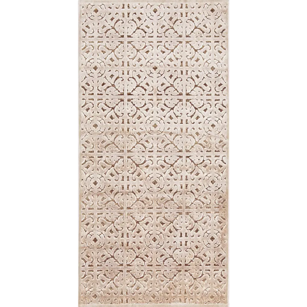 Ковер вискоза Рим 724N 75x150 см цвет бежевый 82186374 STLM-2181416 CTIM 