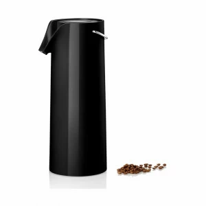 502900 Термос с механической помпой, 1,8 л, черный Eva Solo