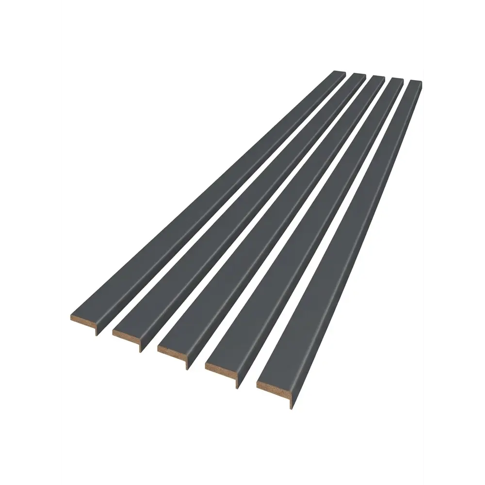 Дверная коробка Калга телескопическая 2150x70x8 мм ПВХ цвет графит KREAFORTA STLM-2207591 - Вид №1