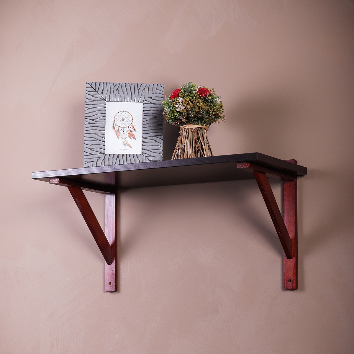 Кронштейн  Деревянный № 15, 250x300 мм, орех LJPS0116 Public Steel Россия  - Вид №7