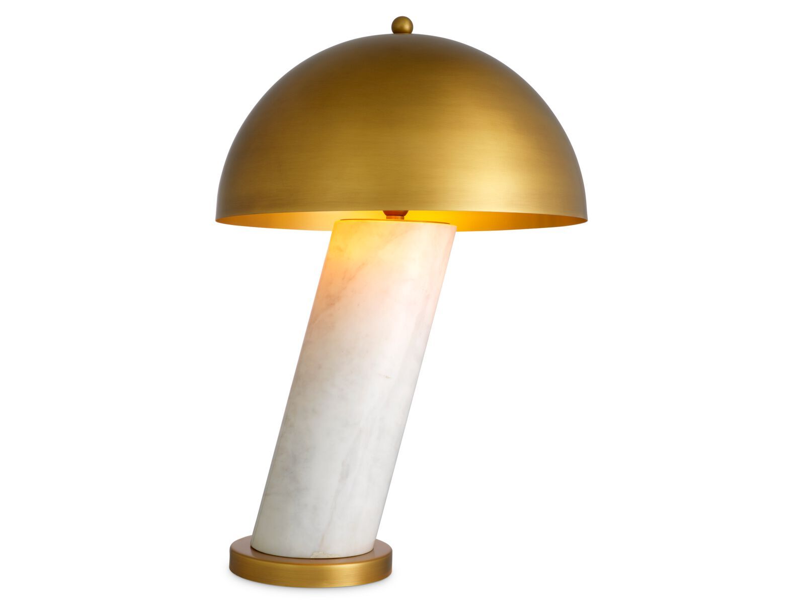 Настольная лампа из мрамора и латуни Eichholtz DANIEL ARCH-00055264