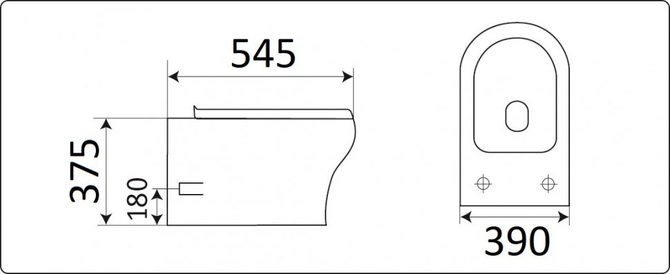 CL2100 Унитаз подвесной LAB.Space  - Вид №2