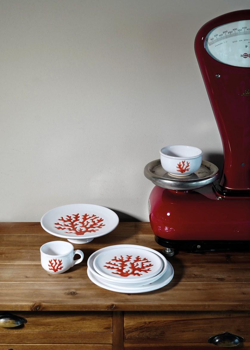 Cerasarda Поднос керамический круглый Corallo Az25co - Вид №4