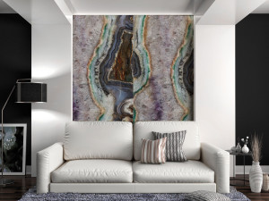 Декоративная панель из алюминия, стекла или ПММА