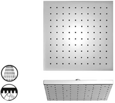 50CR759TCASQE Расс.д/душа, пластик, квадратный, 200 мм, хром Paini  - Вид №2