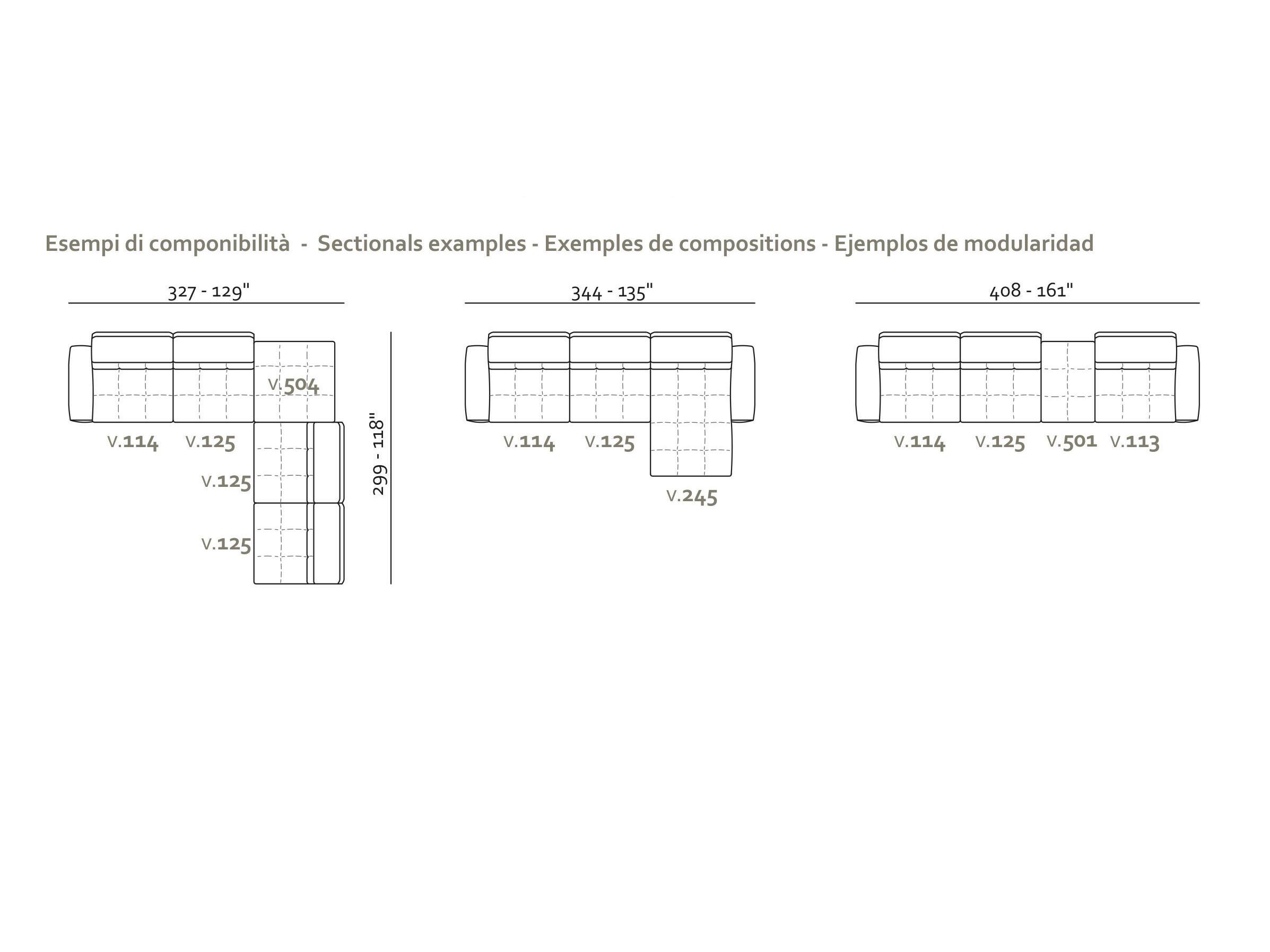 Модульный тканевый диван Max Divani SORRISO ARCH-00020738 - Вид №7
