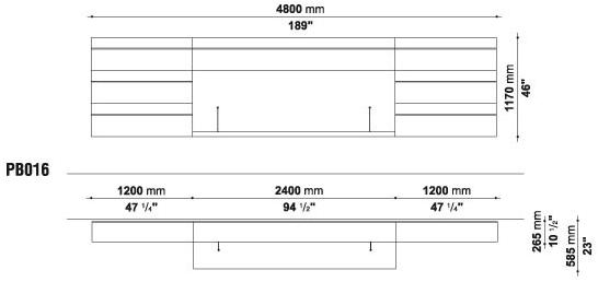 B&B Italia Стенка открытая с дверцей Pab sun-id-1474226 - Вид №8