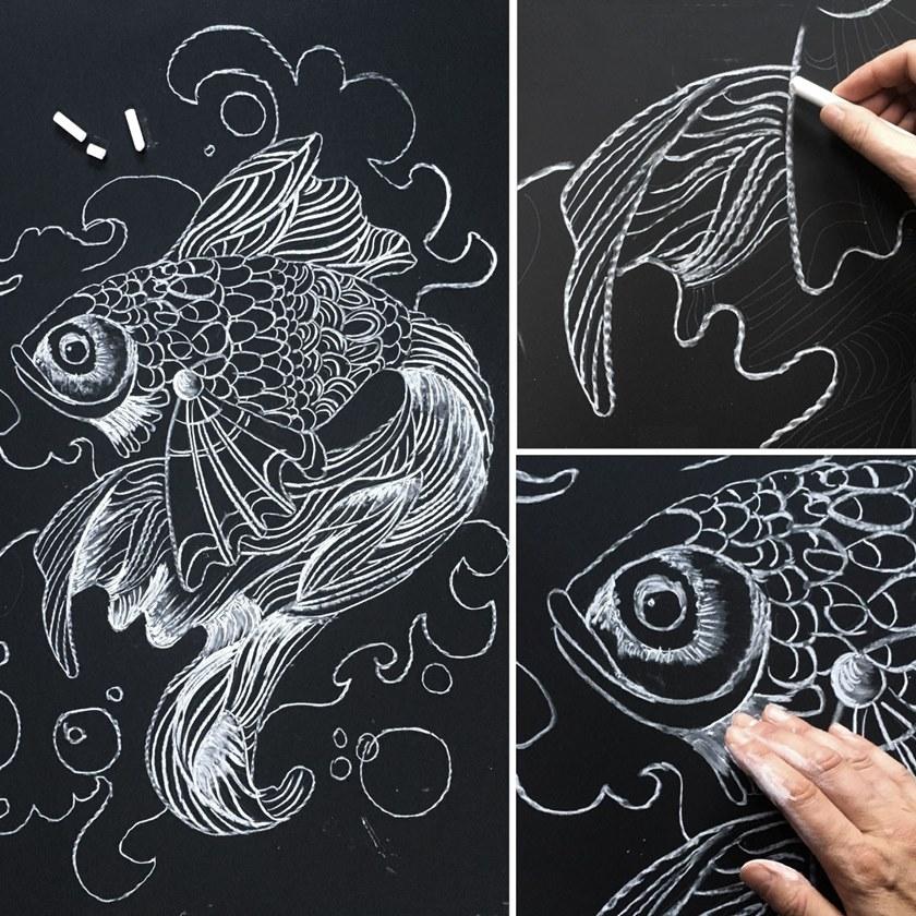 Groovy Magnets Мел  Chalk - wh  - Вид №2