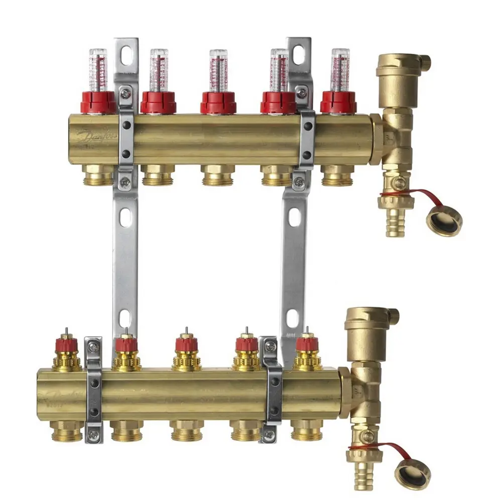 Комплект коллекторов Danfoss FHF-5F 5 контуров 82199823 STLM-2163458 
