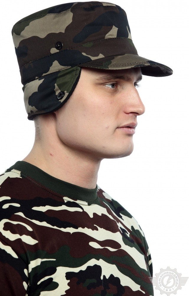 64533 Кепи "Рейнджер" зимняя камуфляж НАТО  Камуфляжная форма  размер 59 Спецодежда  - Вид №4