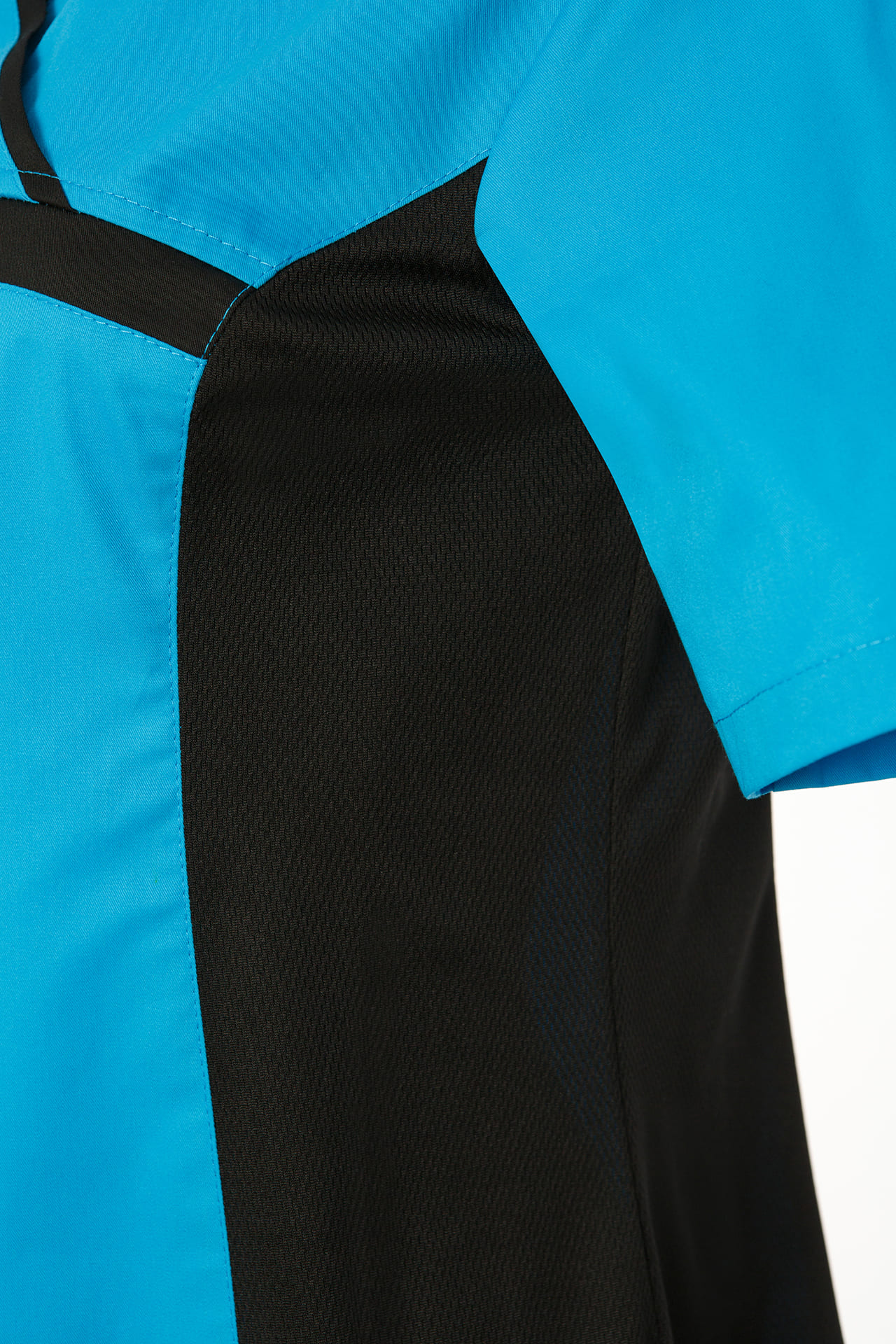 5048421 Блуза ОРИОН женская бирюза-черная  Медицинская одежда  размер 56-58/170-176 Спецодежда  - Вид №2