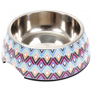ПР0038119 Миска для животных Ornament металл на меламиновой подставке,235мл MAJOR