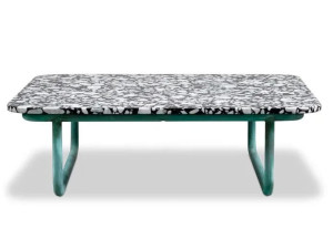 Квадратный садовый столик из натурального камня