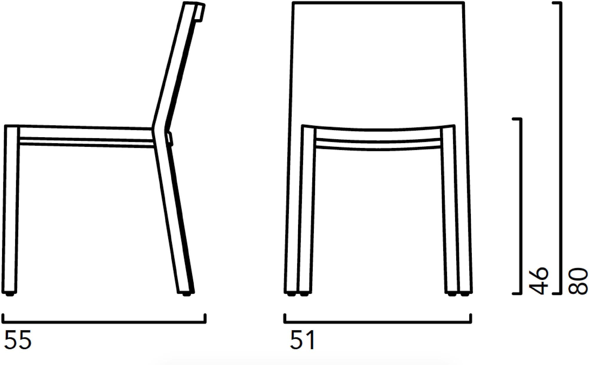 Crassevig Штабелируемый стул из массива дерева Bianca sun-id-1513793 - Вид №3