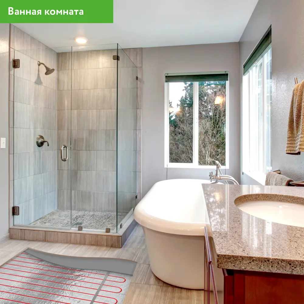 Equation: Двухжильный нагревательный кабель для системы теплого пола 18877396 STLM-0013365 - Вид №5