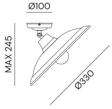 Il Fanale Регулируемый потолочный светильник из металла Barchessa 220.02.or/220.03.or - Вид №3