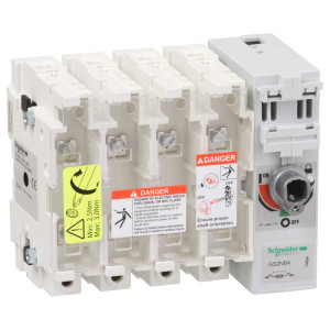 GS2NB4 Рубильник с предохранителем GS 250А 4P, B1, B2, B3 Schneider Electric TeSys