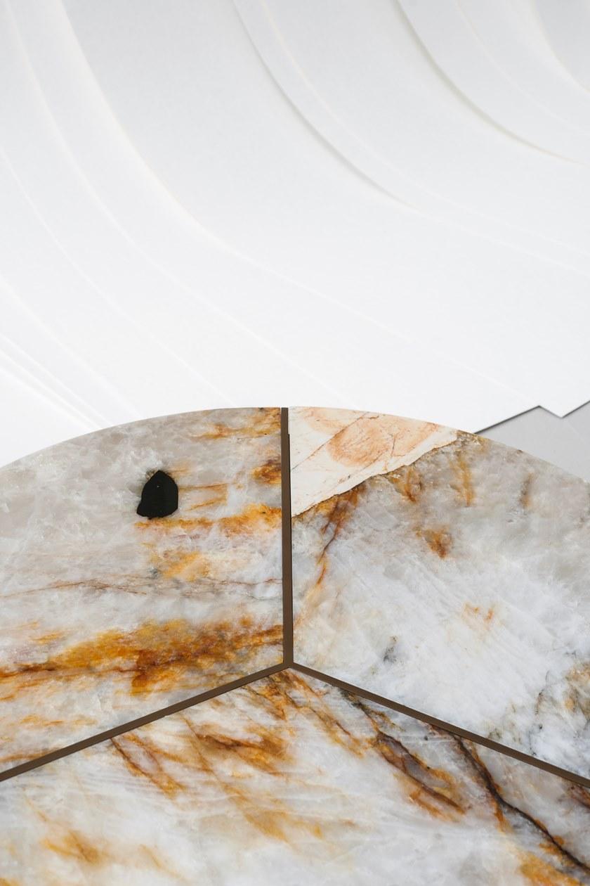 Tacchini Круглый журнальный столик из мрамора sun-id-1451253 - Вид №3