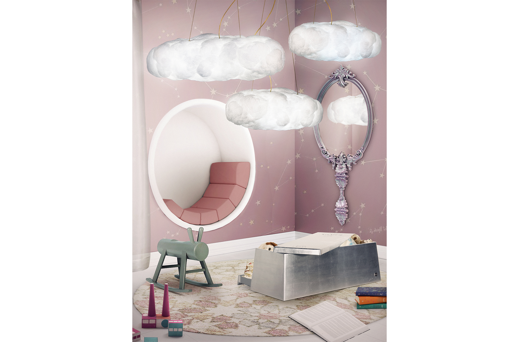 CIST772 Ящик для игрушек Серебро Circu  - Вид №6