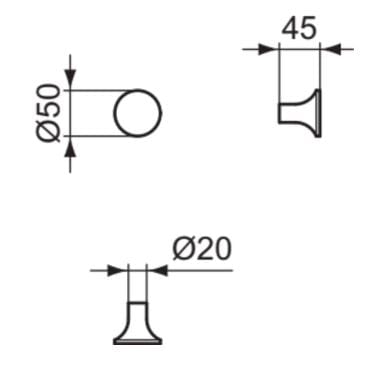Металлический халат Ideal Standard La Dolce Vita ARCH-00081663 - Вид №15