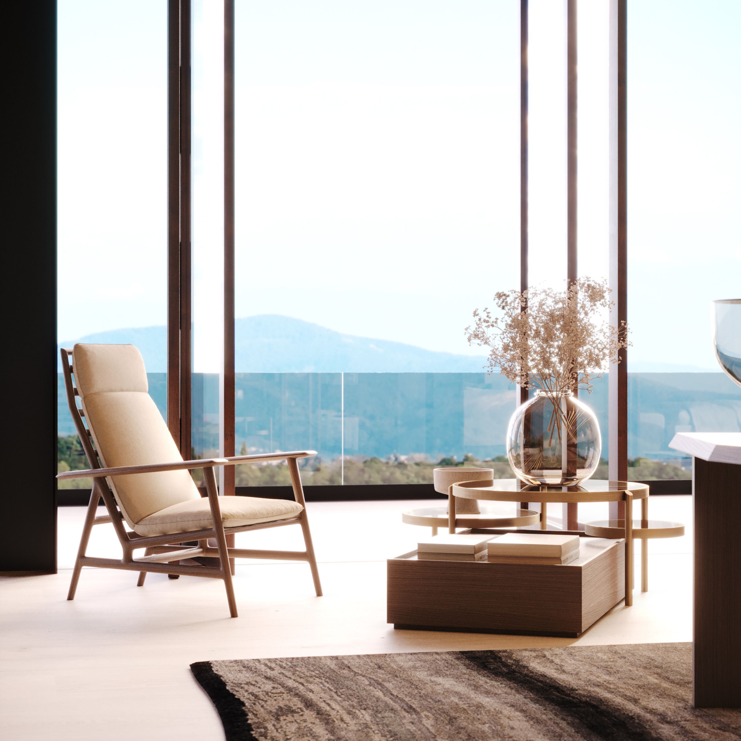 Тканевое кресло с подлокотниками Stylish Club Ripa ARCH-00067543 - Вид №2