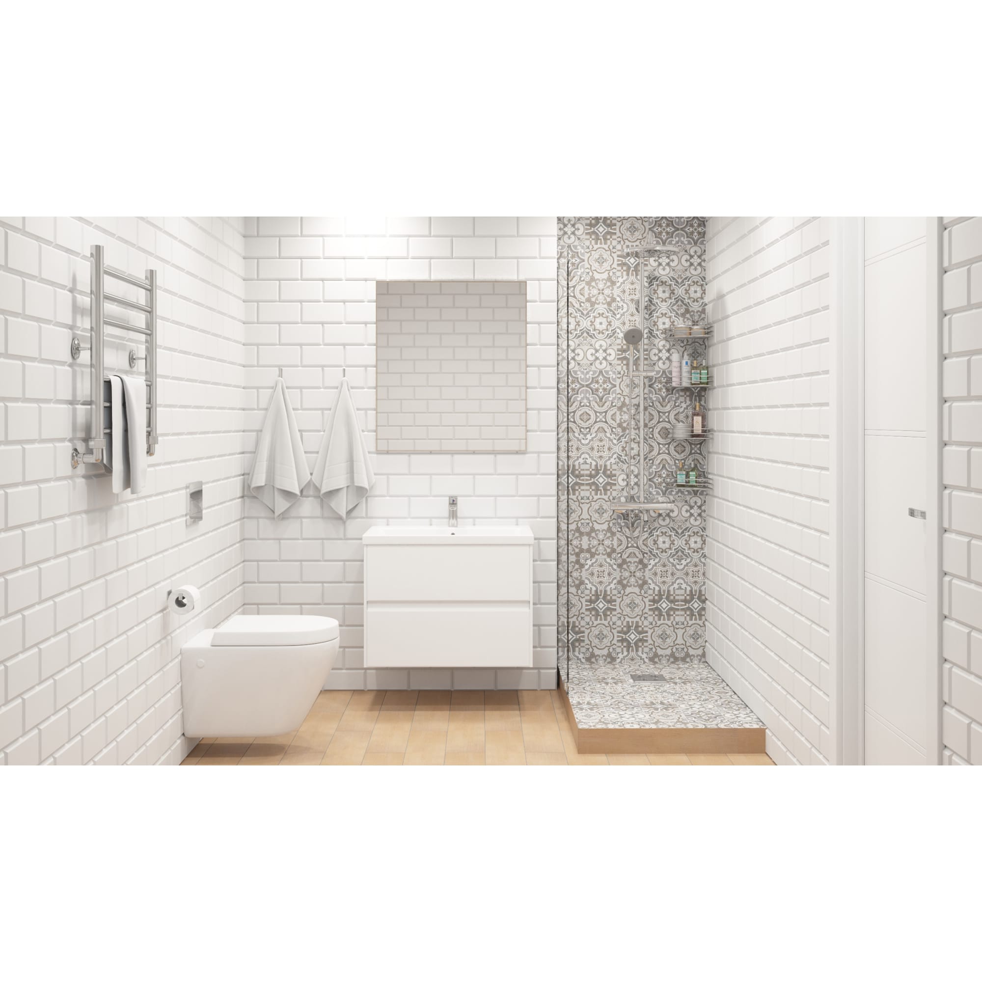 11836284 Зеркало О61 без полки 60 см Santreyd  - Вид №3