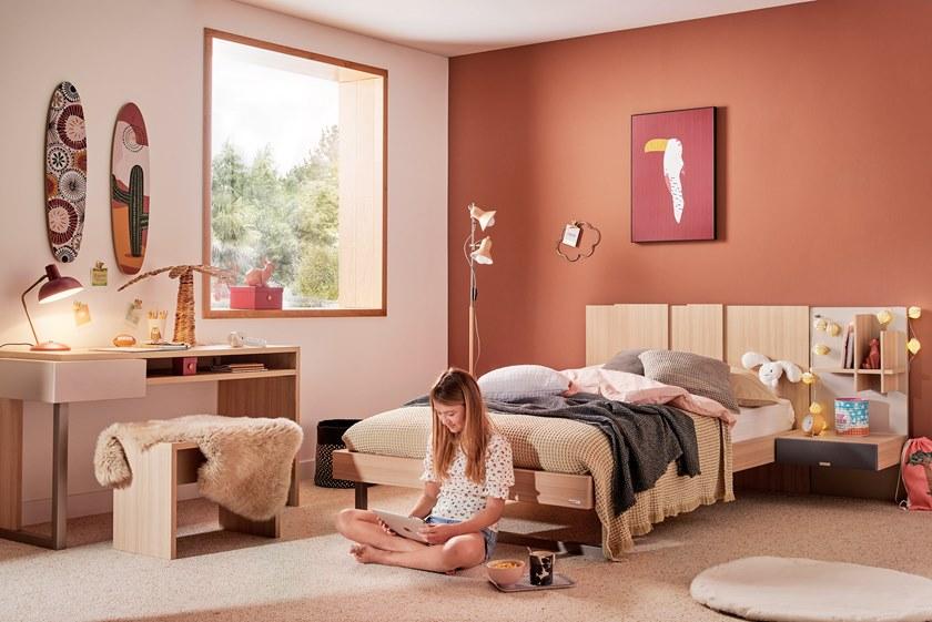 GAUTIER Односпальная кровать из меламина  1a15100  - Вид №3