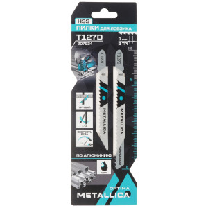 Пилки для лобзика METALLICA Optima T127D 9193963