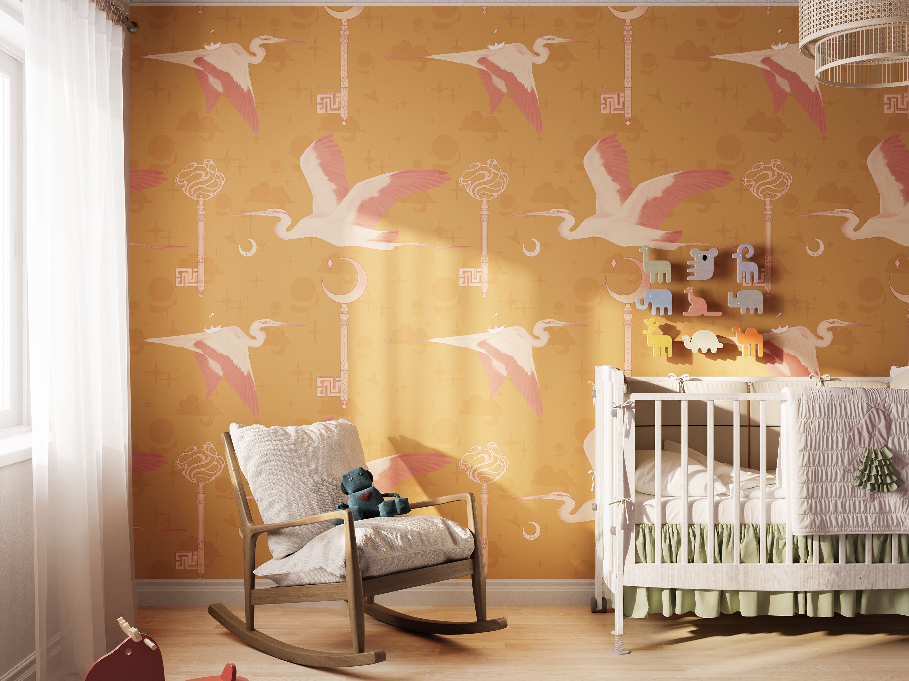 Обои с рисунком для детей Inkiostro Bianco Inkids ARCH-00029728