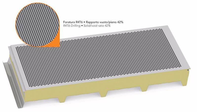 Marcegaglia Утепленные панели для звукопоглощающей кровли sun-id-1501230 - Вид №1