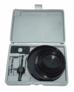 35814 Калибр Набор кольцевых пил по дереву Калибр (64-127 мм) 5 шт  (арт.001607)