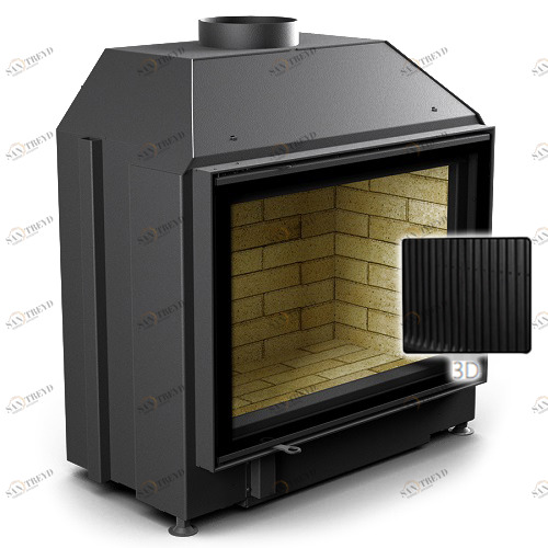 Каминная топка ASTOV ПС 800 3D панели 6781