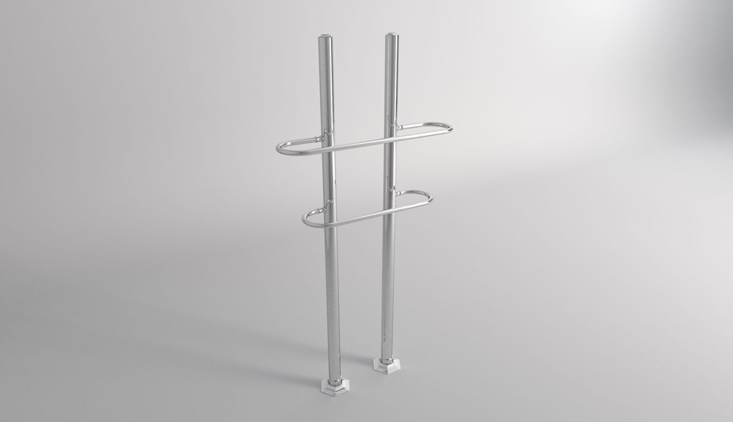 Напольный смеситель для ванны с отдельными розетками Park Avenue Crowe ARCH-00029266 - Вид №7