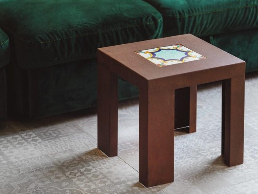 TrackDesign Квадратный стол из стали Corten ™  Tt0751000  - Вид №1