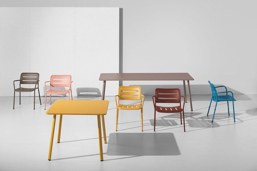 Kettal Квадратный алюминиевый садовый стол Village #56492 - Вид №2