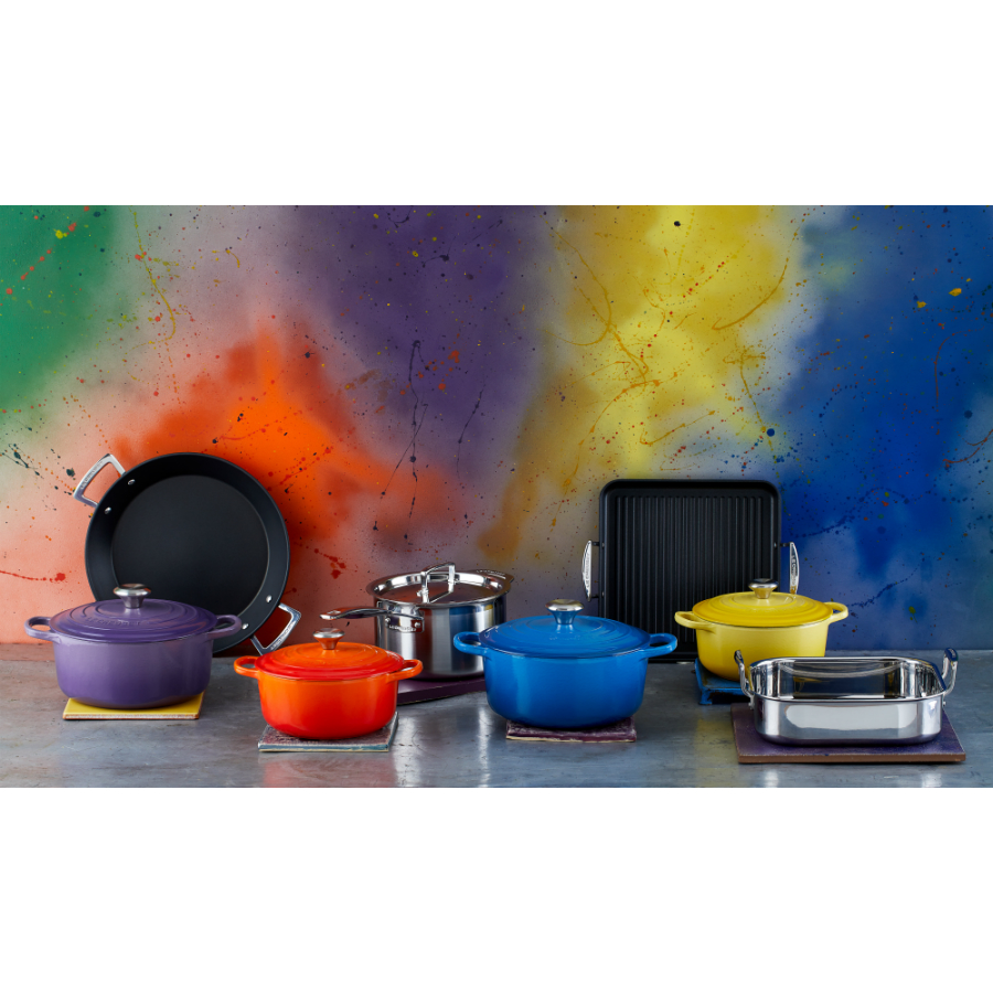 Кастрюля чугунная Le Creuset, Ø22 см, голубая 21177222002430 - Вид №4