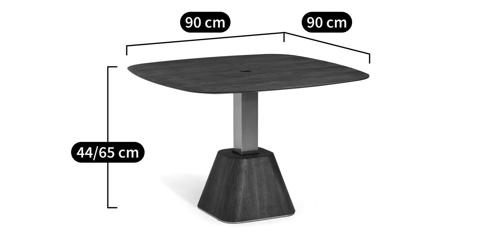 Журнальный столик с регулируемой высотой из шпона AMPM ALTEZA ARCH-00104087 - Вид №7