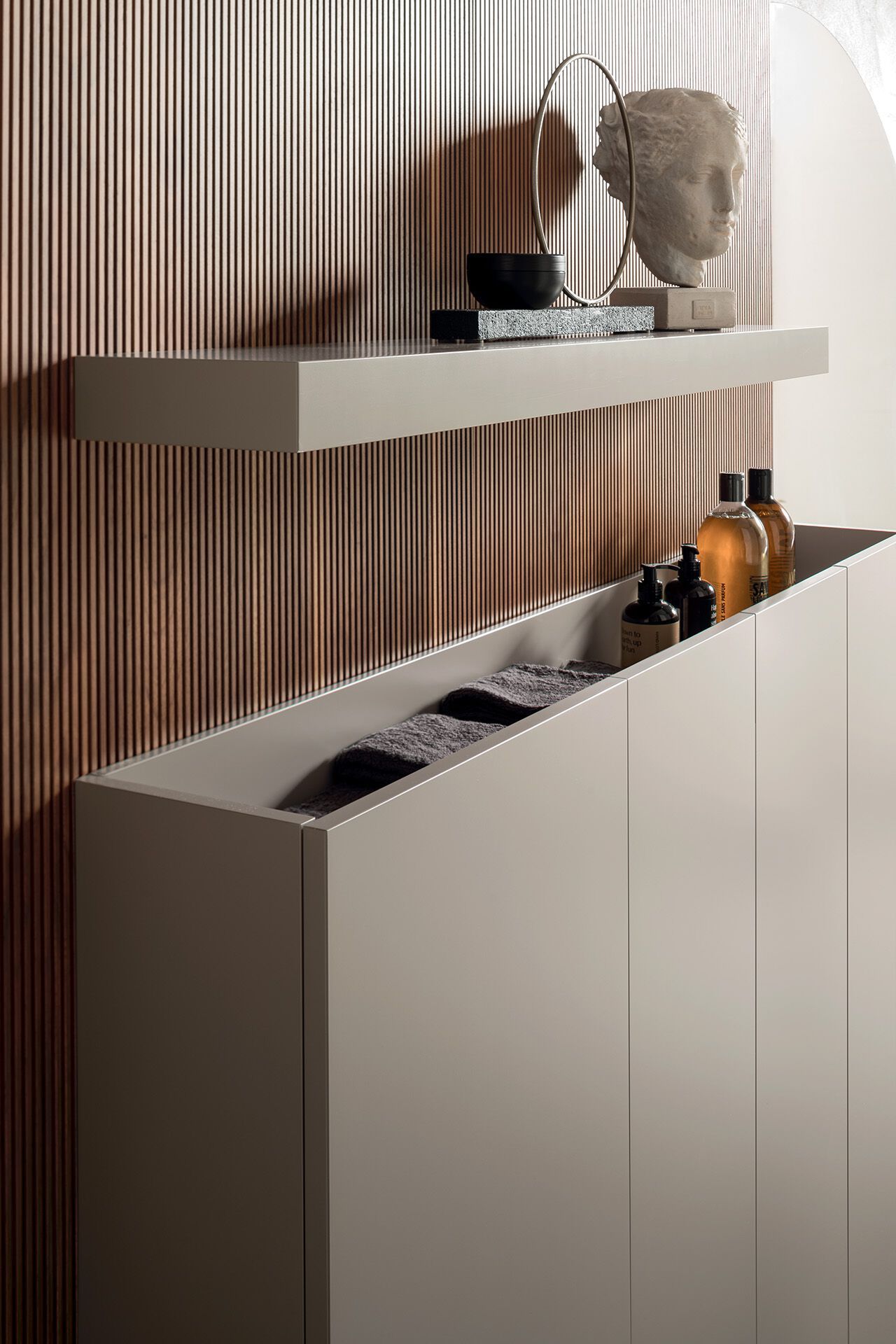 Напольный умывальник с зеркалом ARCOM Rail ARCH-00083784 - Вид №3