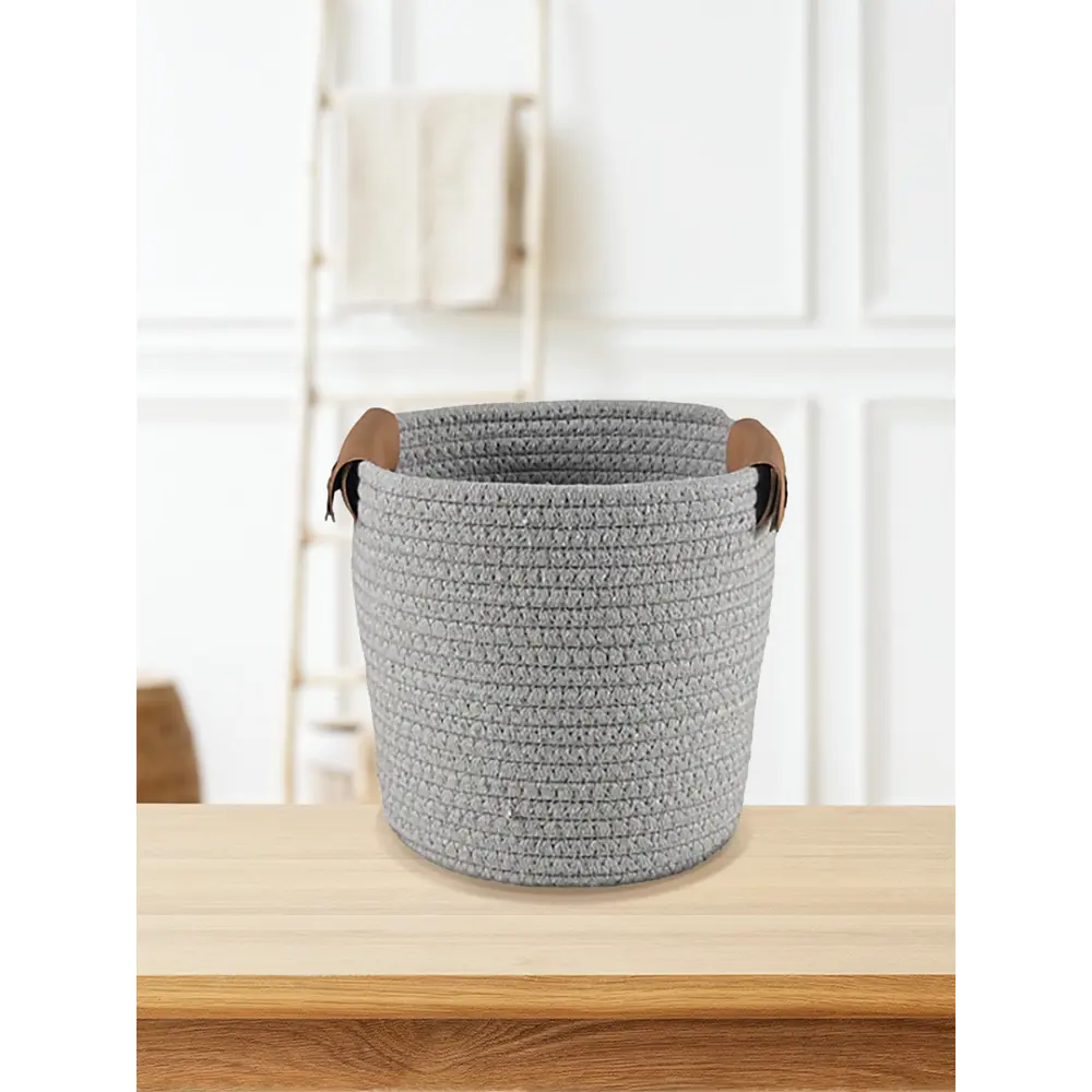 Корзина для хранения Zenfort Ангара 8л текстиль серый Шерон STLM-2034958 - Вид №1