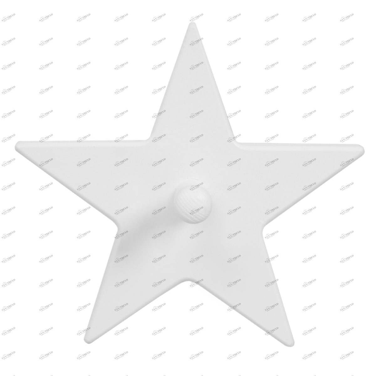 Крючок-вешалка белый настенный "Звездочка" VAMVIGVAM  281536 Белый Santreyd 