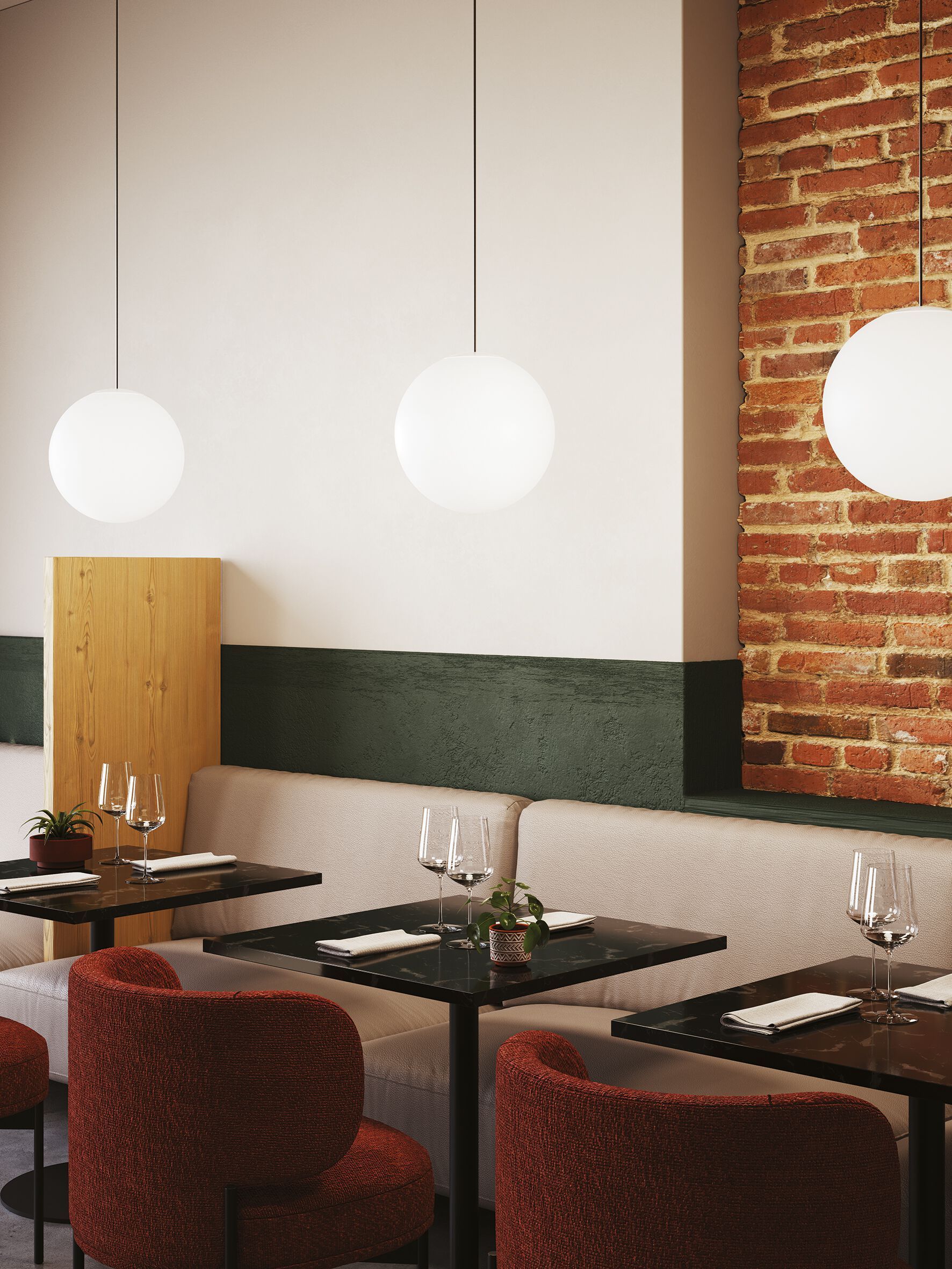 Стеклянный подвесной светильник In Stock Шафран ARCH-00131813 - Вид №4