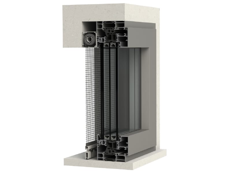 Вертикальная встраиваемая москитная сетка Mv Line москитные сетки-вертикальный встраиваемый ARCH-00082754 - Вид №1