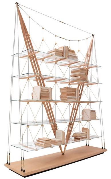 Cassina Книжный шкаф из дерева и стекла sun-id-1438922 - Вид №1