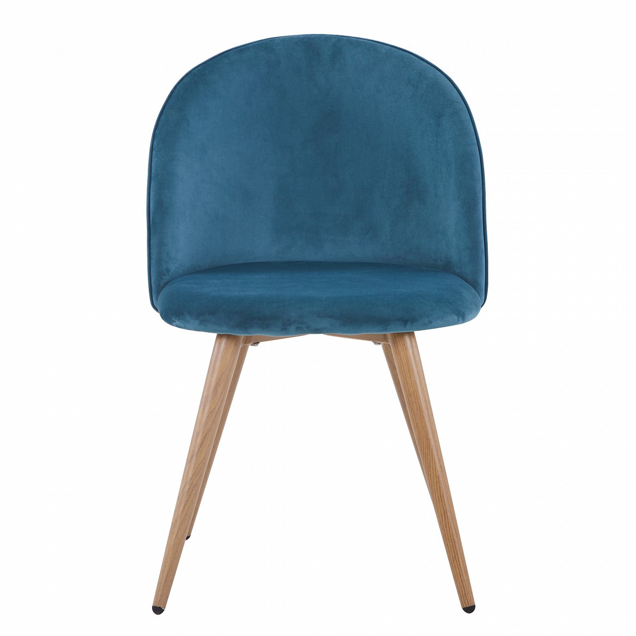 Стул с мягкой обивкой ярко-голубой с ромбами "Лион" STOOL GROUP ДИЗАЙНЕРСКИЕ 00-3881974 Голубой  - Вид №1