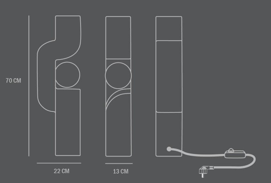 Керамическая светодиодная напольная лампа 101 Copenhagen сидящий человек ARCH-00110471 - Вид №7