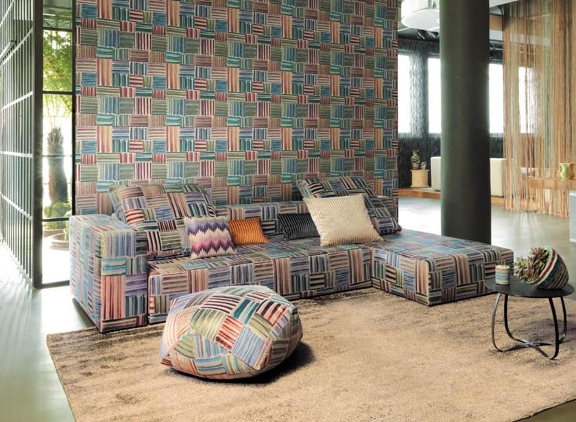 Jannelli&Volpi Флизелиновые обои в стиле пэчворк Missoni home wallcoverings 3 sun-id-1401156 - Вид №1