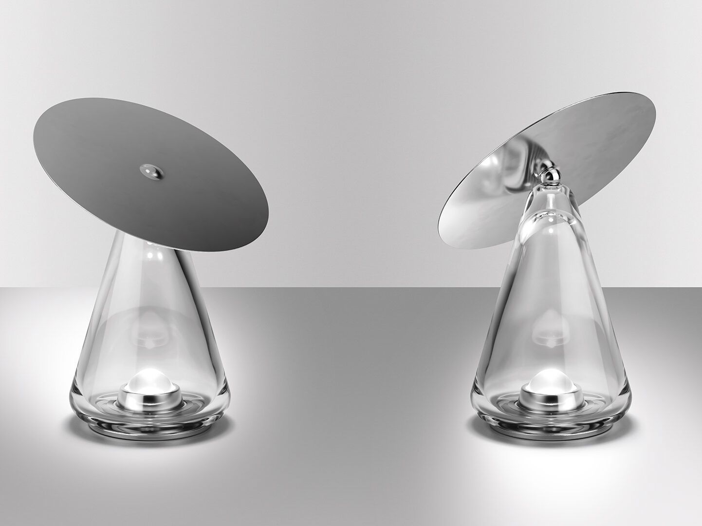 Стеклянная настольная лампа Artemide BOLTONS ARCH-00107065 - Вид №1