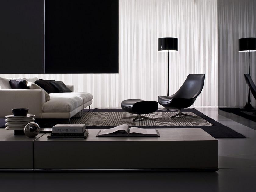 i 4 Mariani Вращающееся кресло с кожаной обивкой Oyster sun-id-1378572 - Вид №6