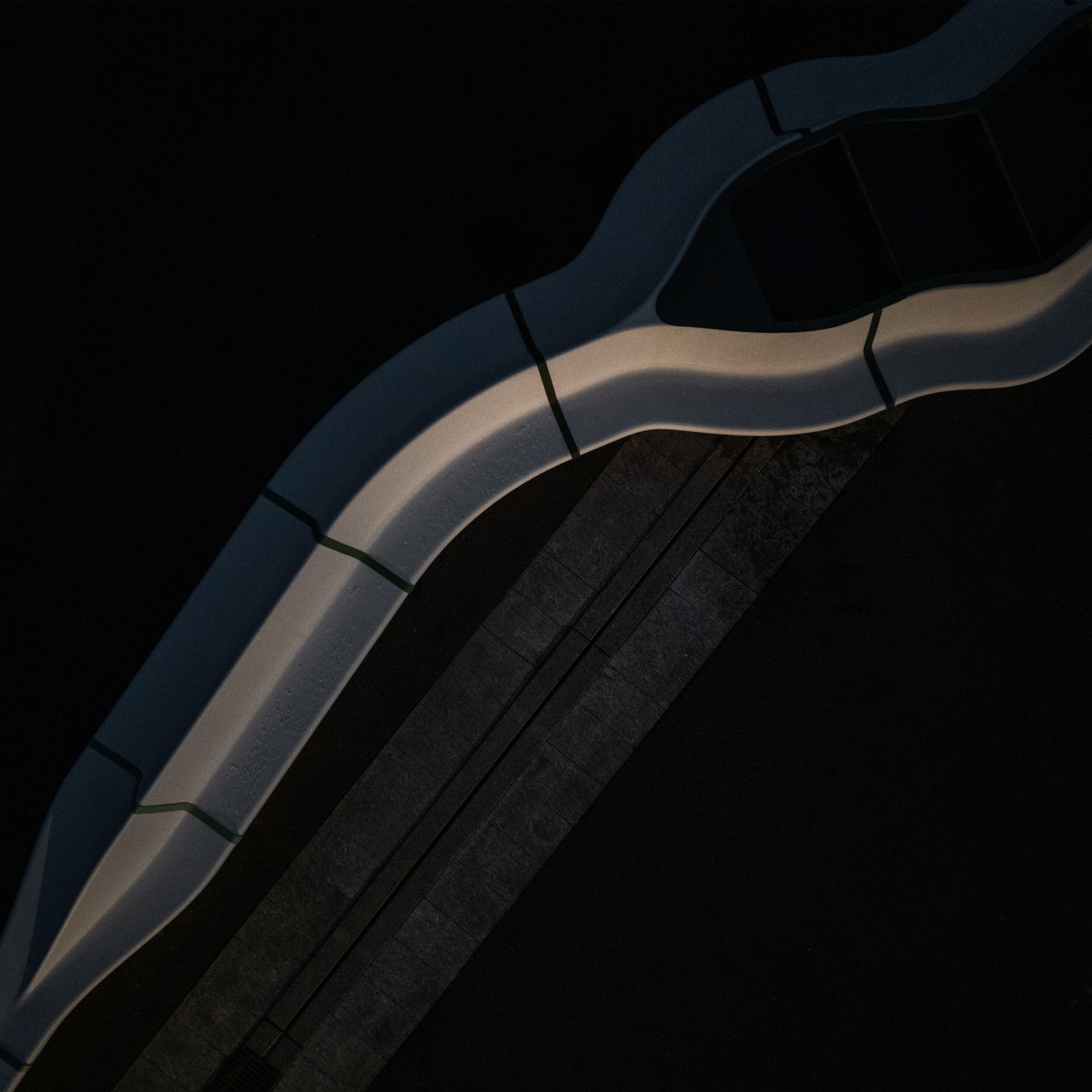 Модульная скамейка из переработанного пластика со спинкой BENKERT BANKE Ontigo ARCH-00086441 - Вид №7