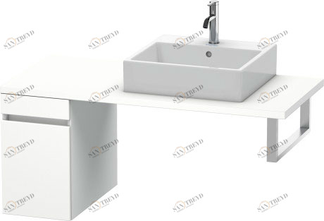 DS533001818 DuraStyle Шкафчик для консоли Белый матовый, декор Duravit